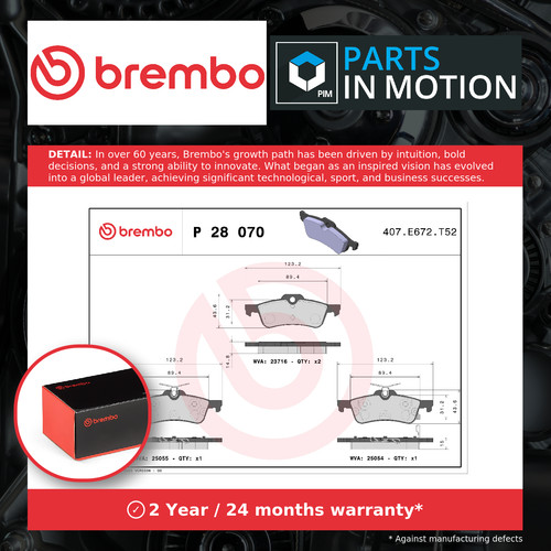 Brake pads set fits honda - pads,