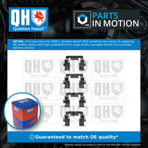 Brake pad fitting - fitting, kit