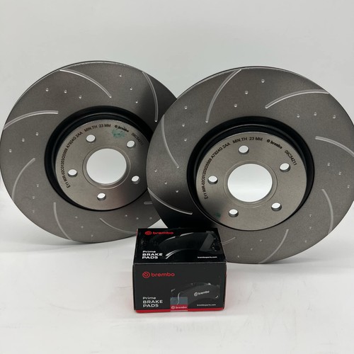 Brembo dimpled grooved - &, front