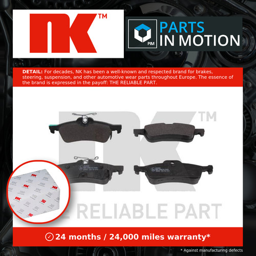 Brake pads set fits honda - pads,