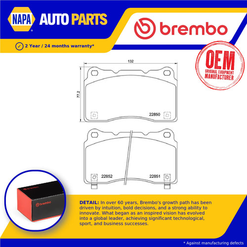 Brake pads set fits honda - pads,