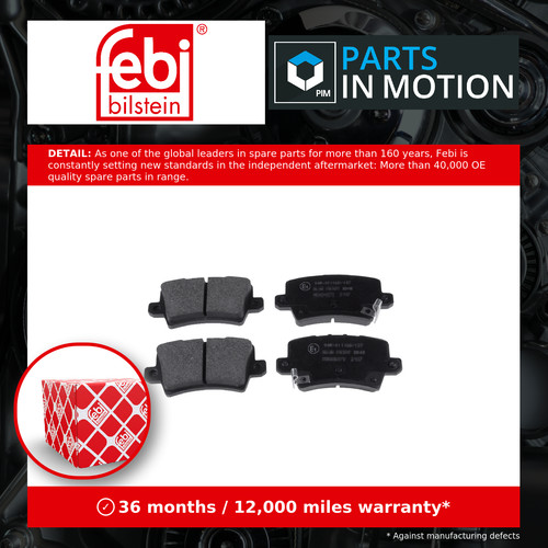 Brake pads set fits - brake,