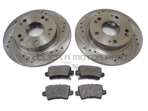 Rear drilled grooved - rear,